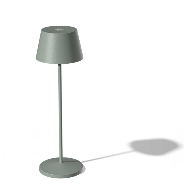 Modi Green Grey Battery Operated Table, Ice Cube Table Lamps Uk