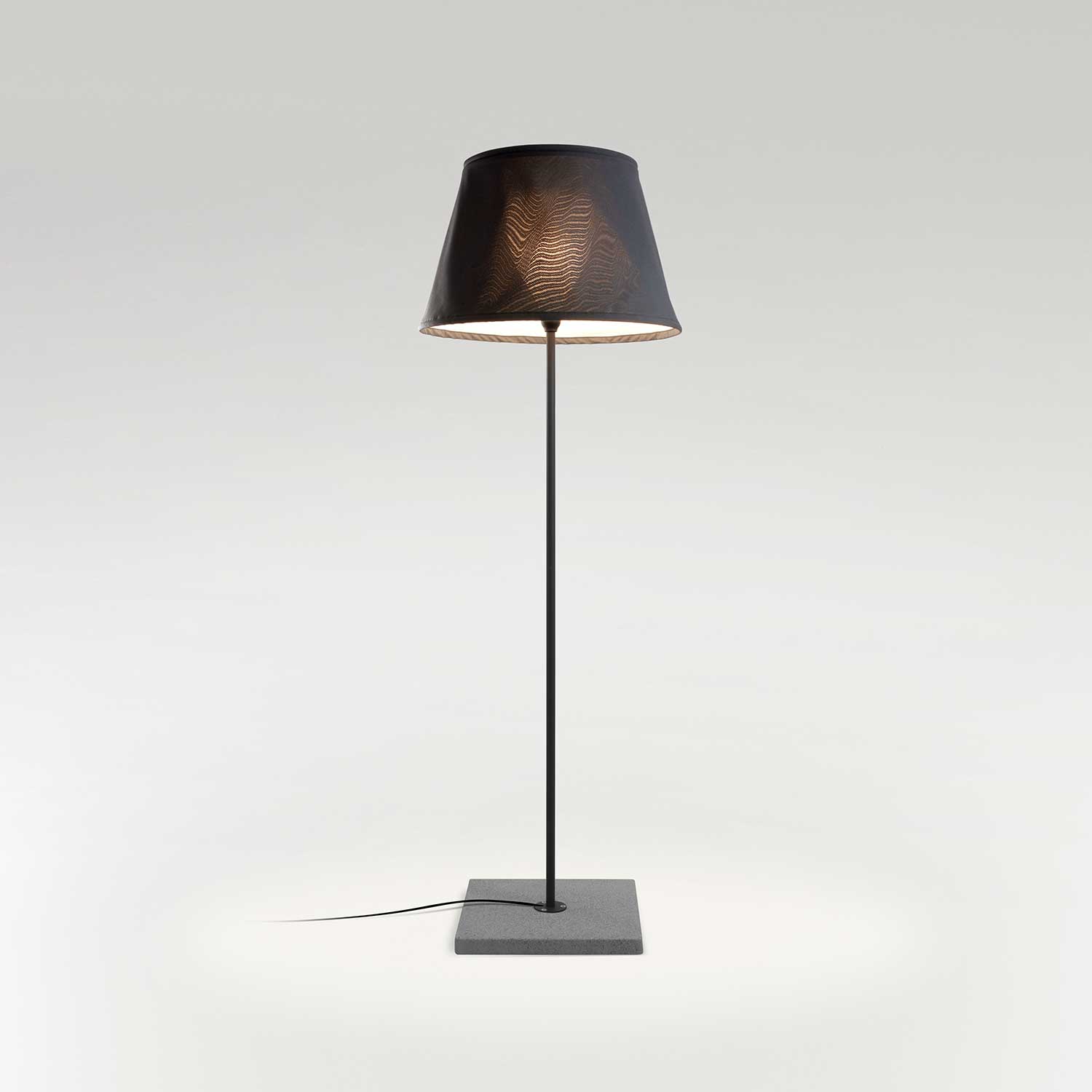 light grey floor lamp