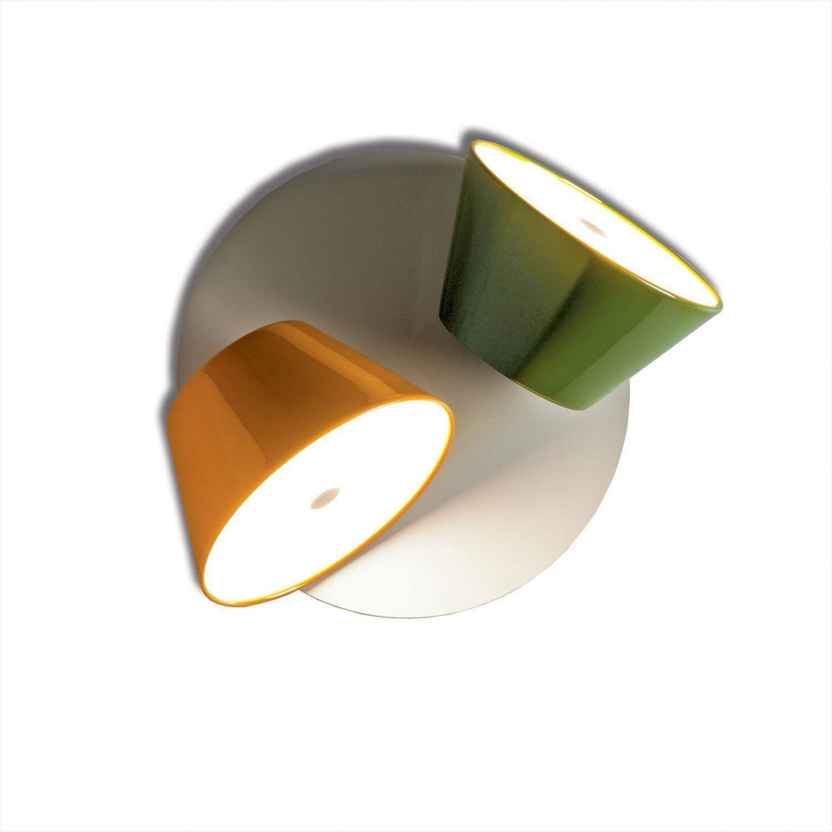 Tam Tam A2 vegglampe fra Marset Lampefeber Marset Tam Tam Satelitt skjerm Orange Fri Frakt!